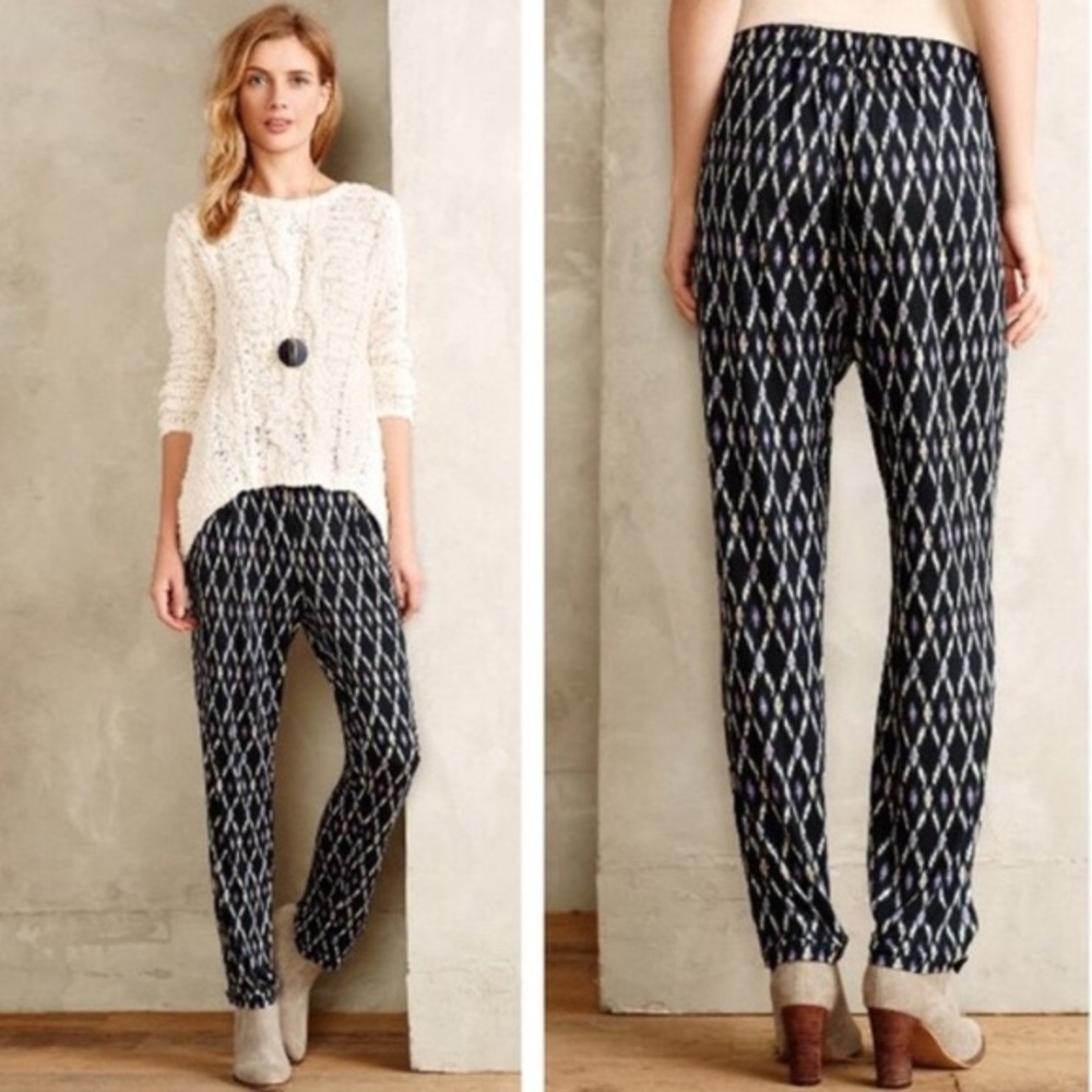 Anthropologie Print Joggers